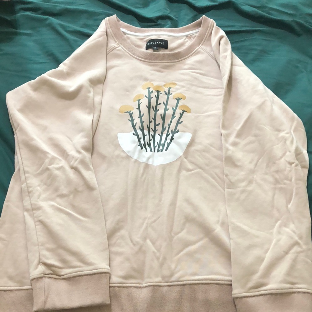 Olive Ave Floral Sweatshirt
